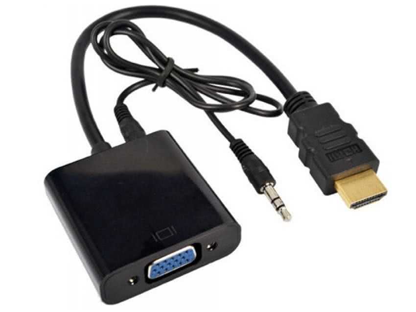 HDMI to VGA with Audio Port Adapter