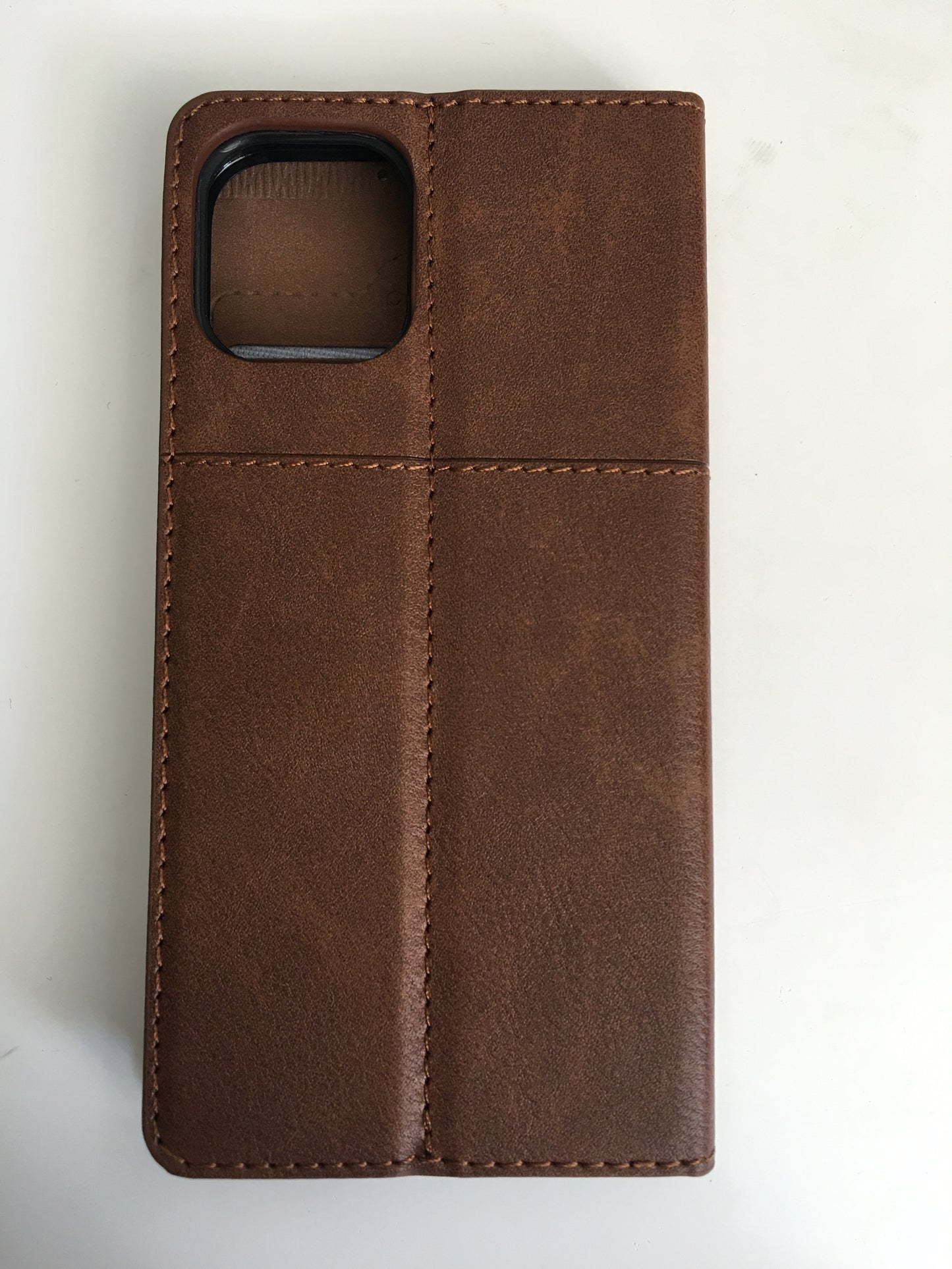 iPhone 12 Leather Flip Case