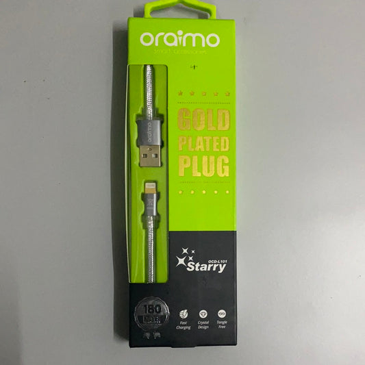 Oraimo Gold Plated Lightning Data Cable OCD-L101